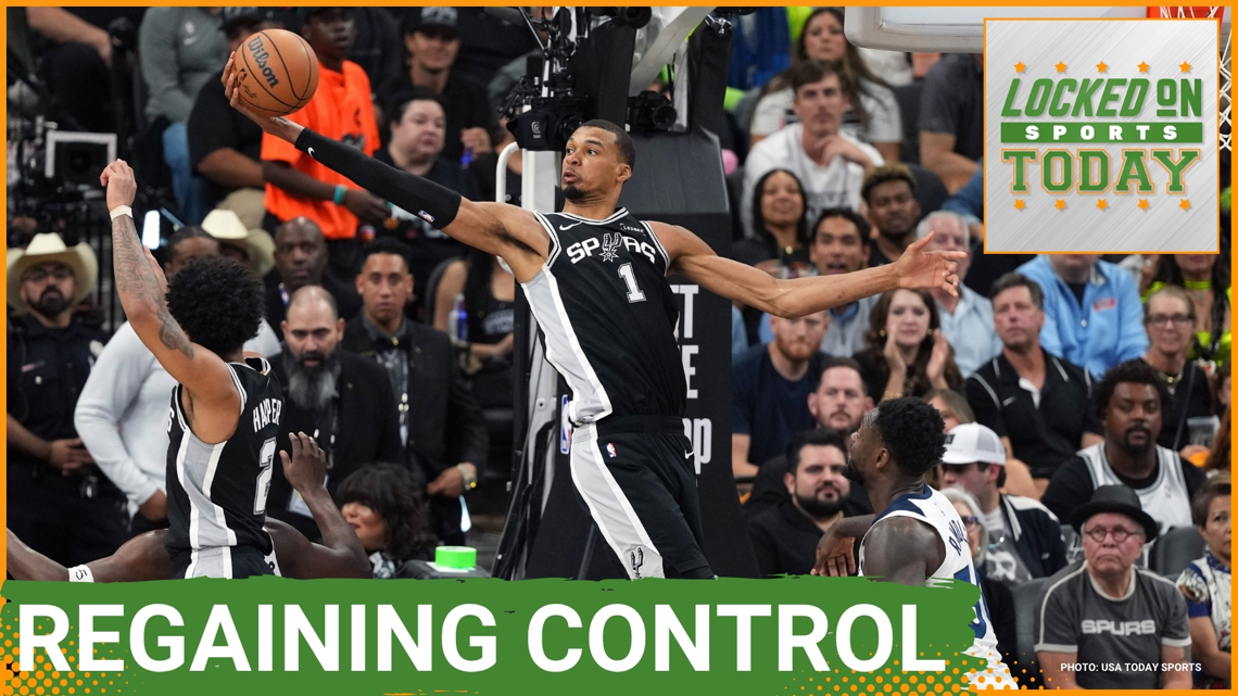 San Antonio Spurs Regain Control, Crush Minnesota Timberwolves in Game ...