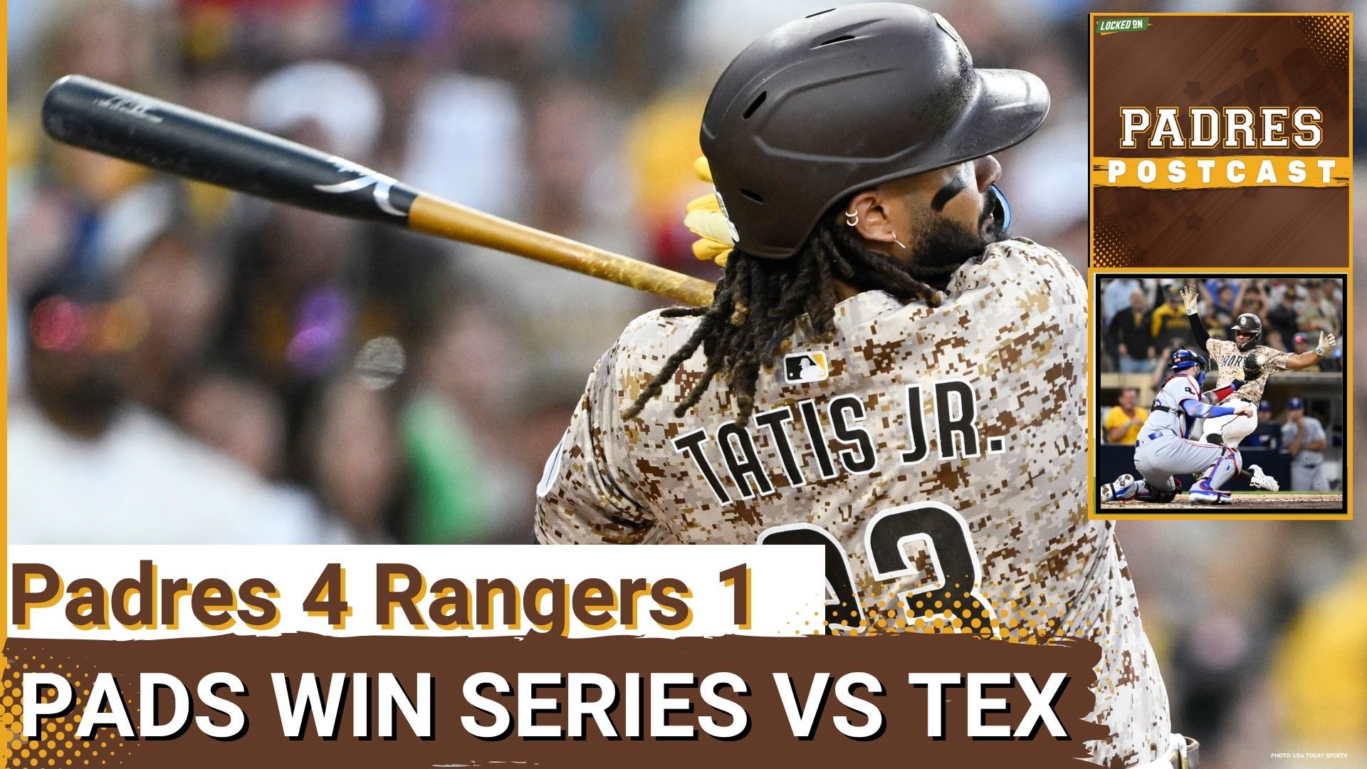 The Padres' Bullpen retired 23 of 25 hitters, and Fernando Tatis Jr. scored the tying run and drove in the go-ahead run while reaching base 4 times for the Padres.