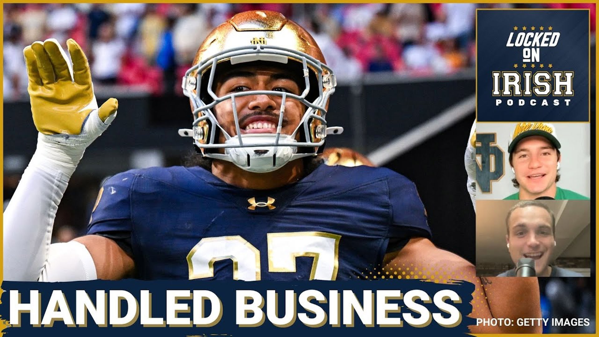 Notre Dame shut down Georgia Tech for the majority of the game en route to a 31-13 win and their fifth-straight win of the 2024 college football season.