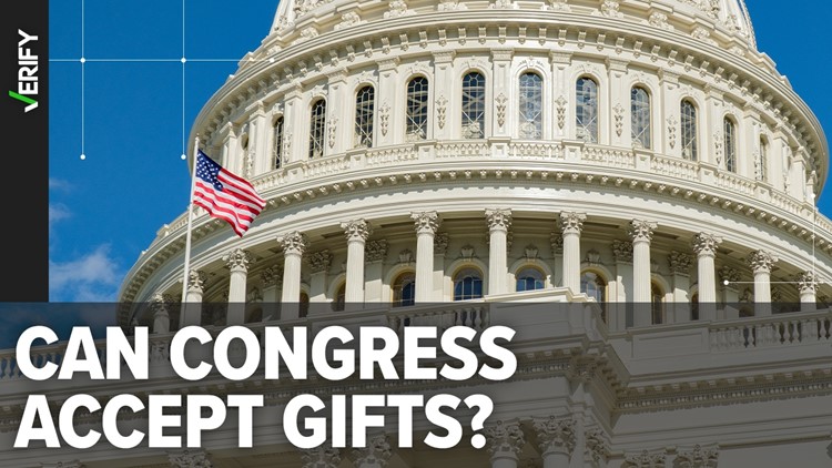 Yes, members of Congress have to follow strict rules about accepting gifts
