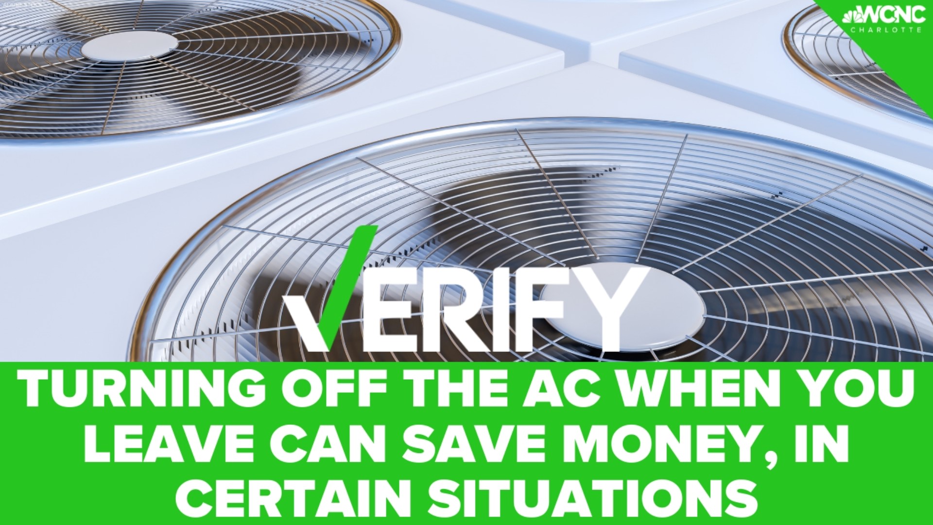 There's conflicting guidance on whether it's better to turn your AC off or down when you leave the house.