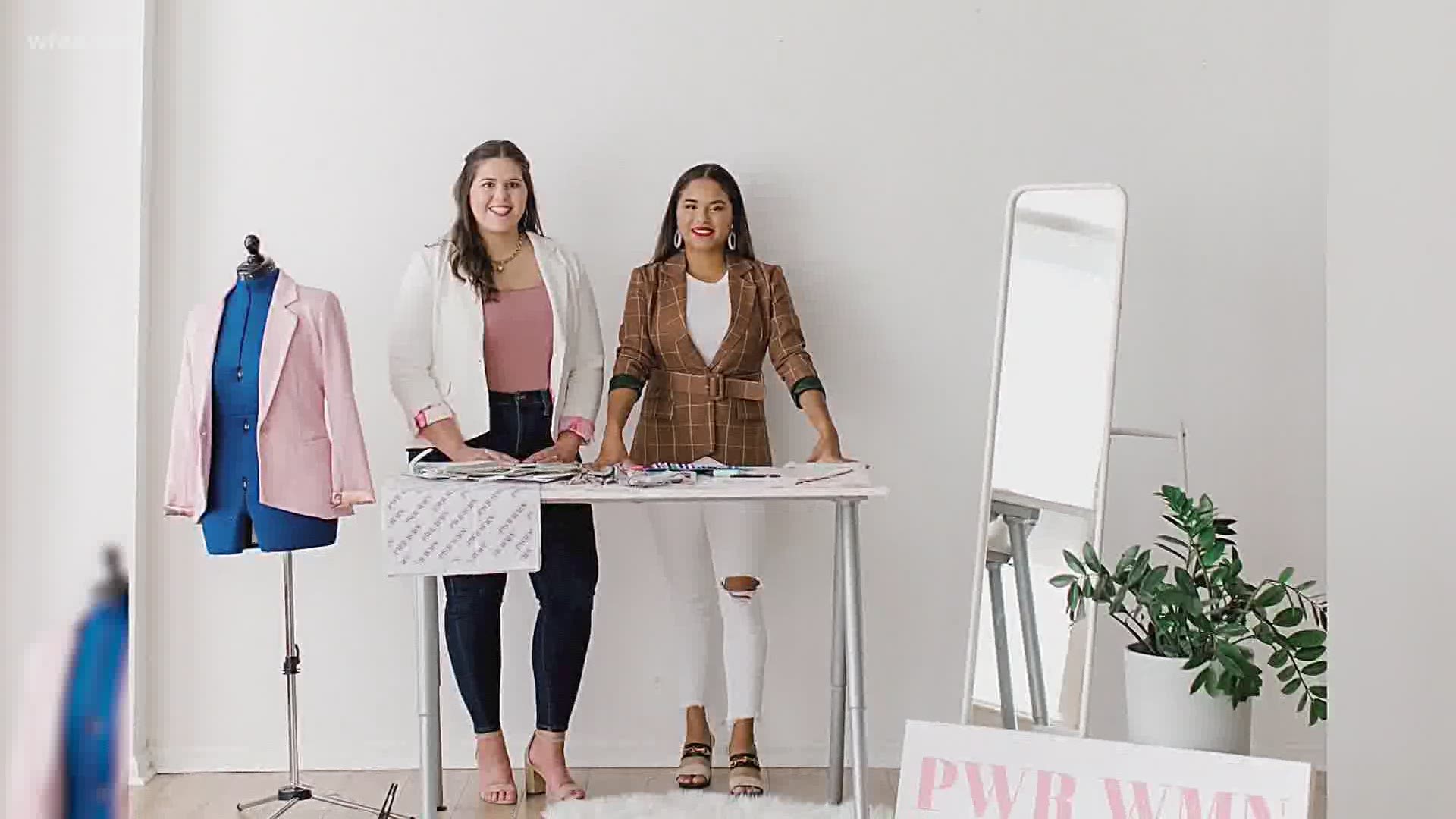 Sensibility and strength guided two Dallas entrepreneurs to design a blazer meant to make all women feel like PWR WMN in this #UpWithHer.