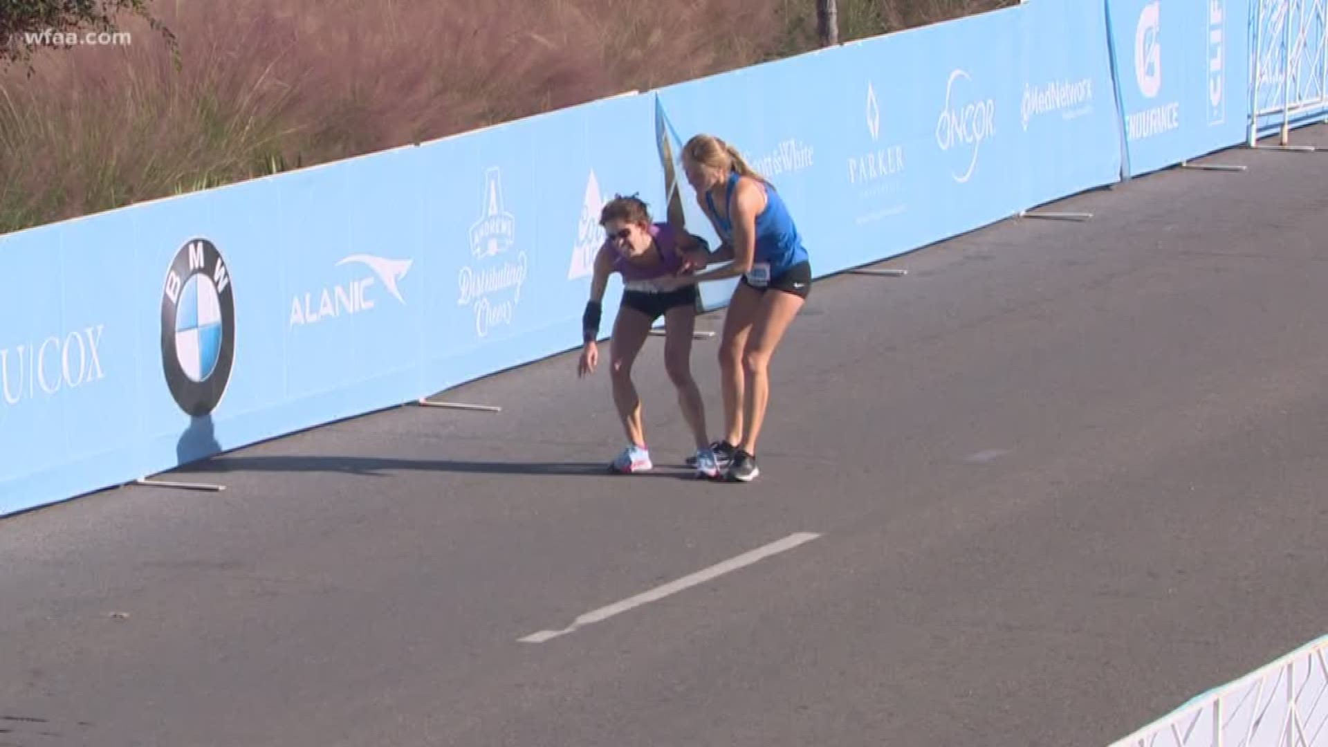 Dallas Marathon Women’s Winner talks collapse, dramatic finish