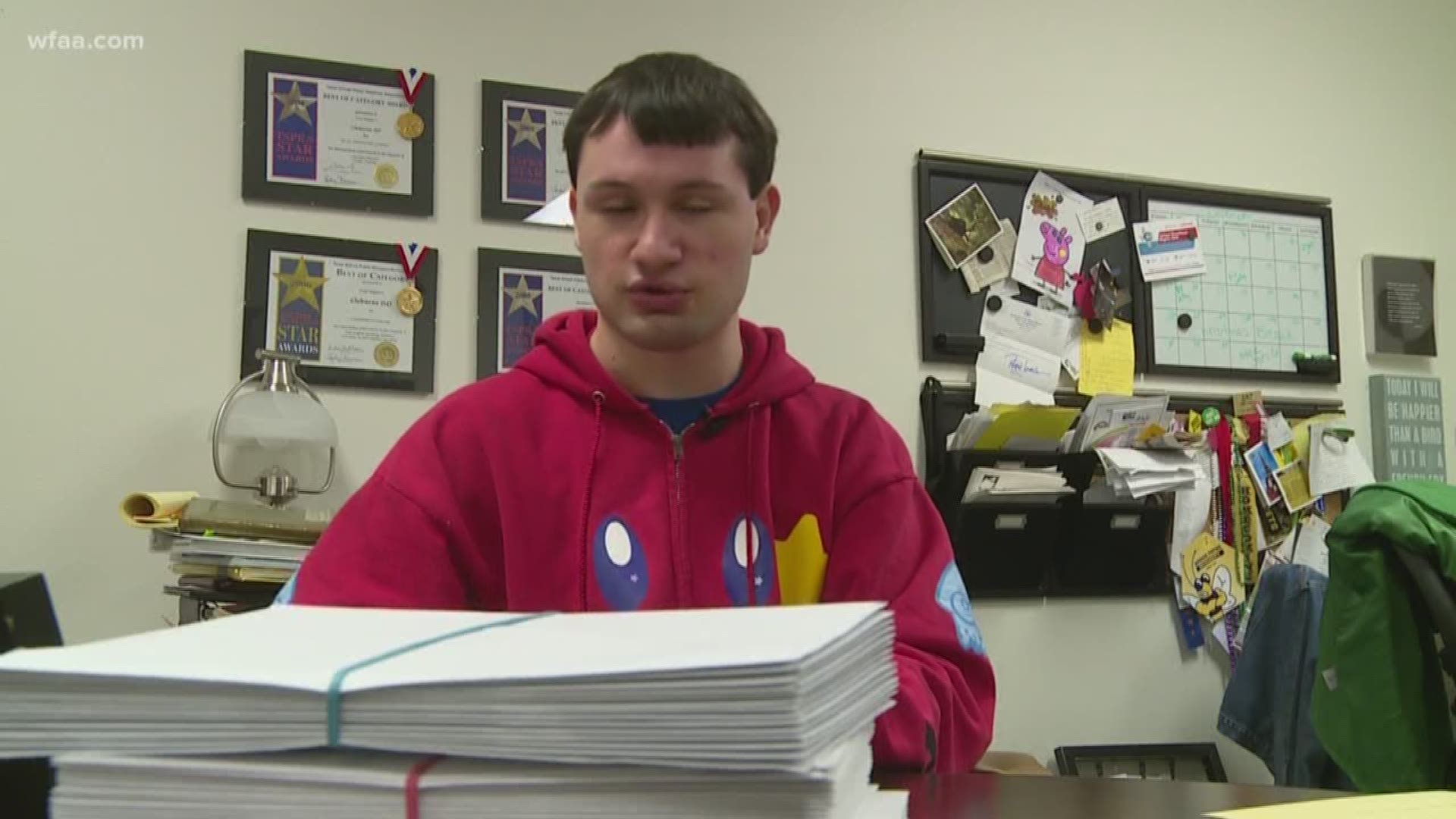 Every year, Matthew Conley sends a card to every teacher he’s ever had, totaling more than 5,000 over 12 years.