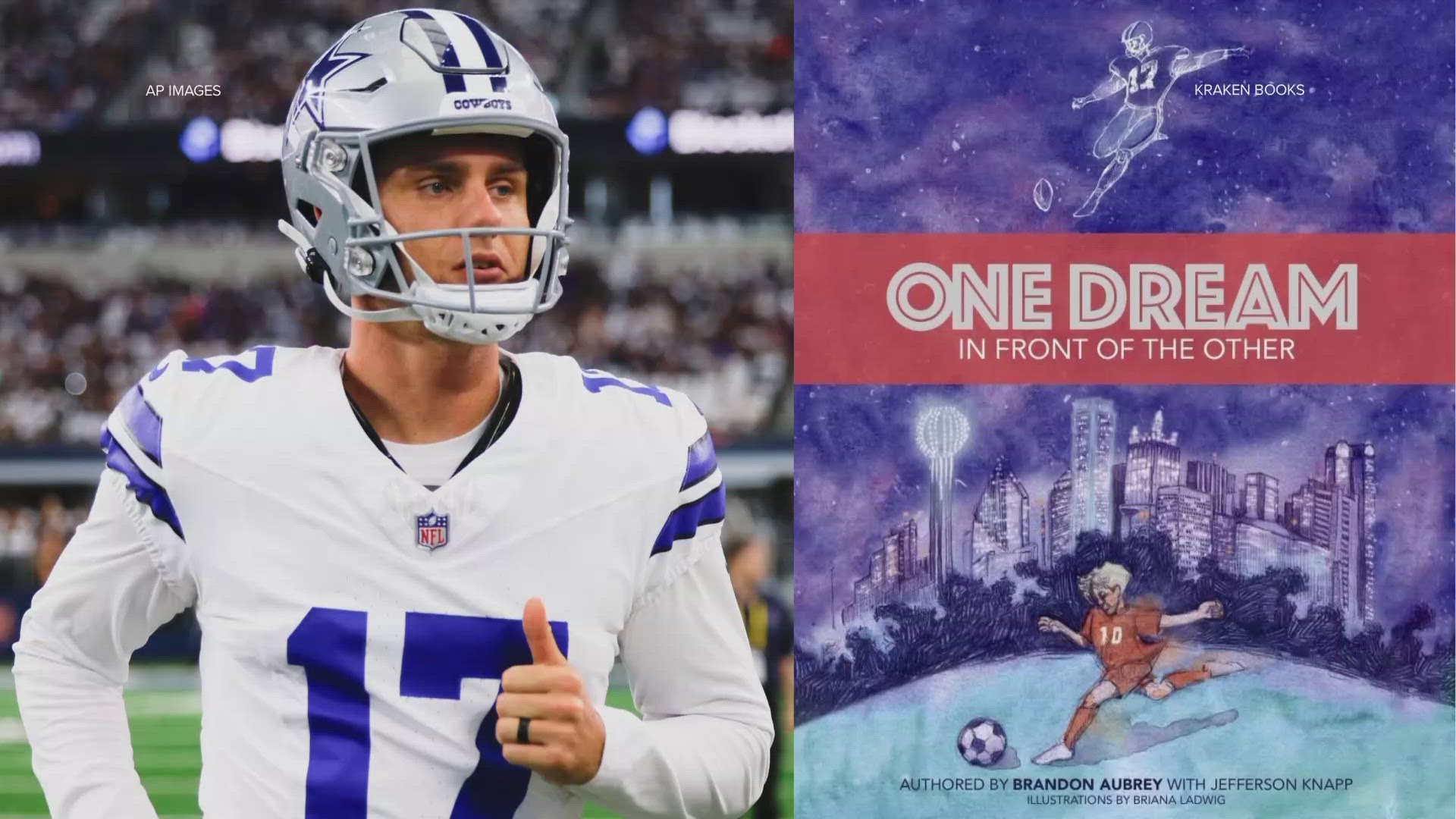 Kraken Books announced the Cowboys kicker will release his first book in March 2025.