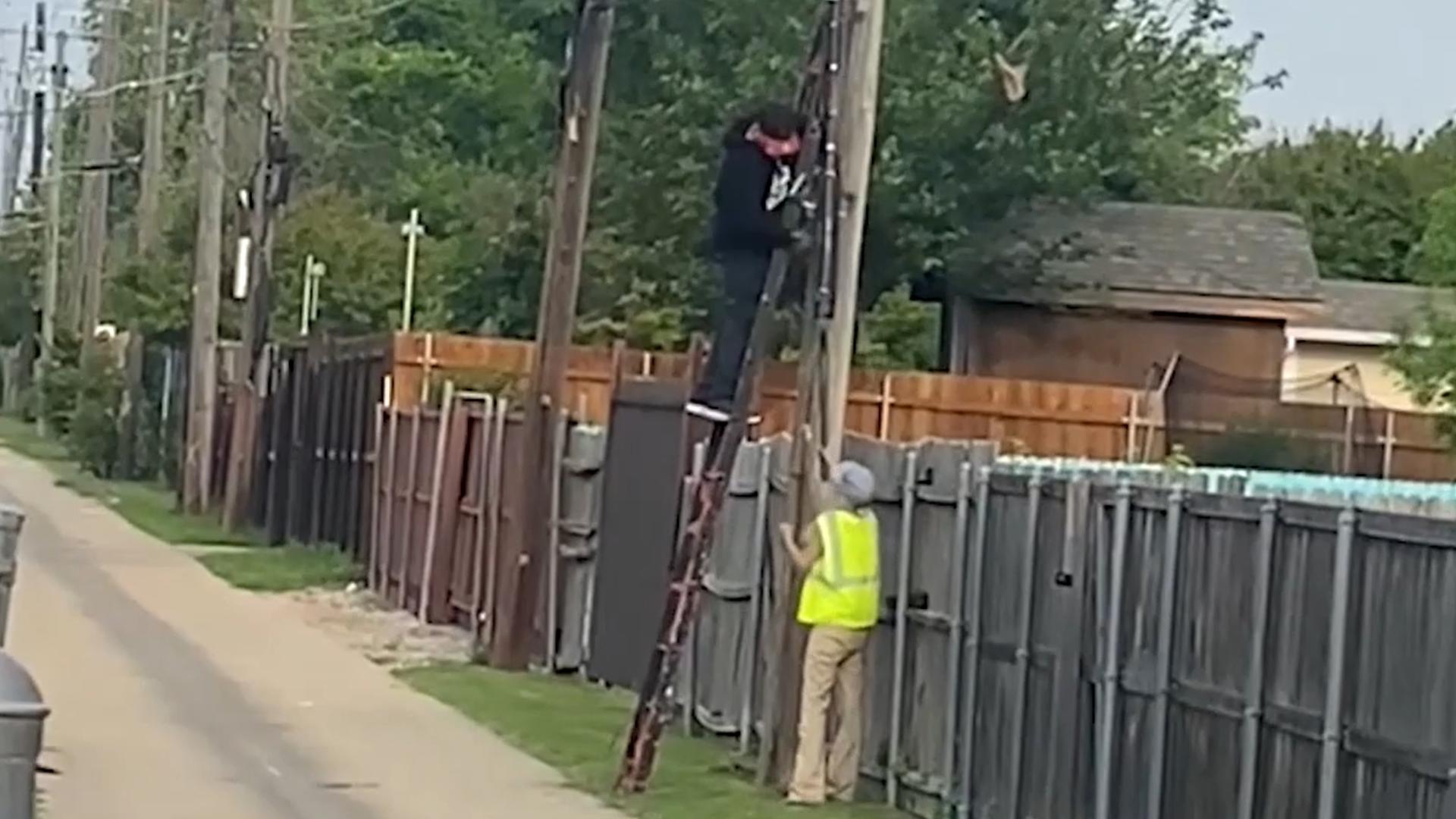 Thieves caught on camera stealing copper wire in North Texas | kiiitv.com