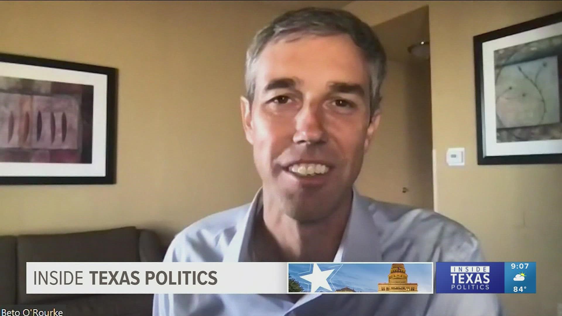 "The number one driver of inflation in the state of Texas is Greg Abbott," O'Rourke told Inside Texas Politics.