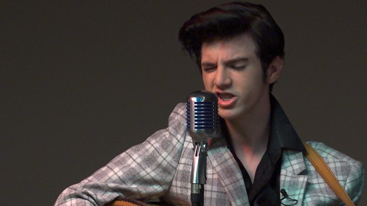 A Texas teen was non-verbal for years. Then he found his calling as an Elvis performer