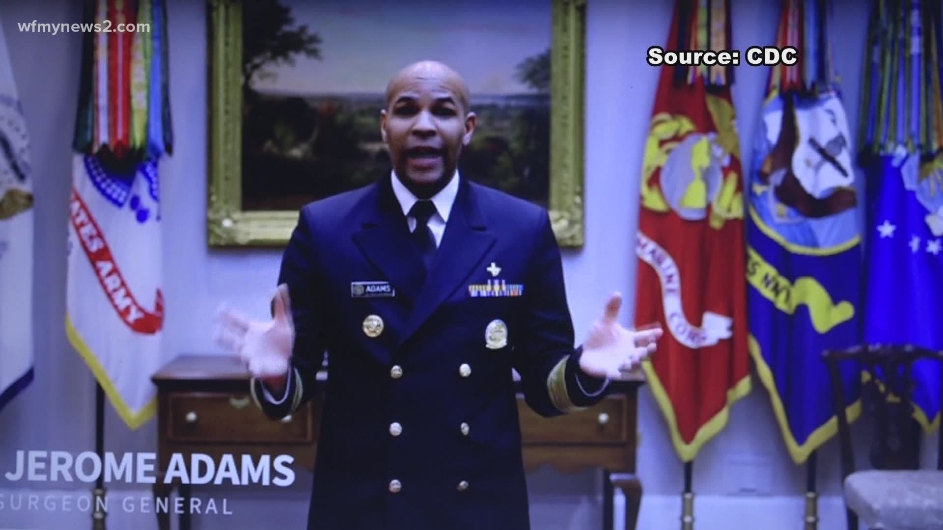 Despite some people not wanting to wear them, the surgeon general says it's the best thing all Americans can be doing right now.
