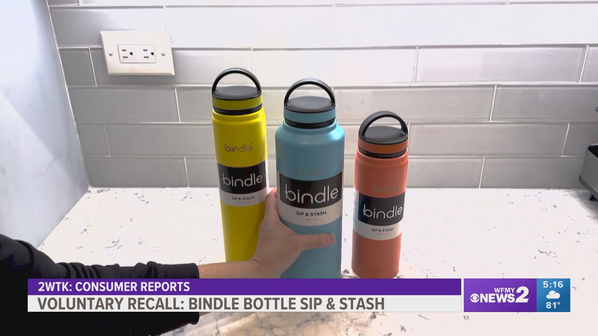 The Bindle Bottle was named one of "Oprah's Favorite Things,” but it’s been recalled due to lead contamination.