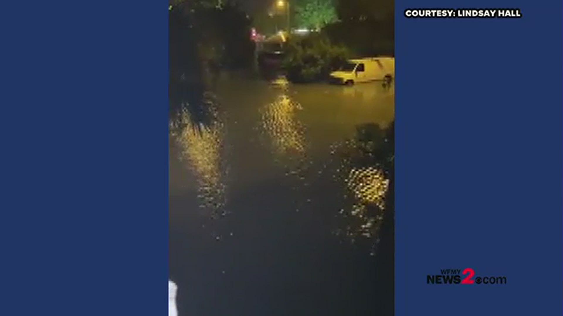 Flooding from Hurricane Isaias in Cherry Grove.