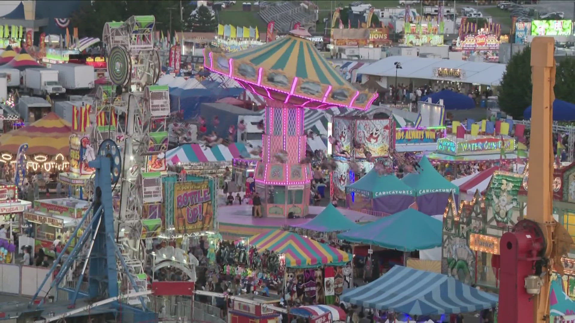 Here are some sights and sounds from Day 1 of the Erie County Fair.