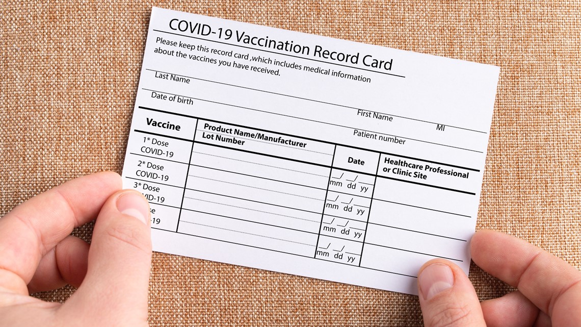cdc coronavirus vaccine card what you need to know kiiitvcom