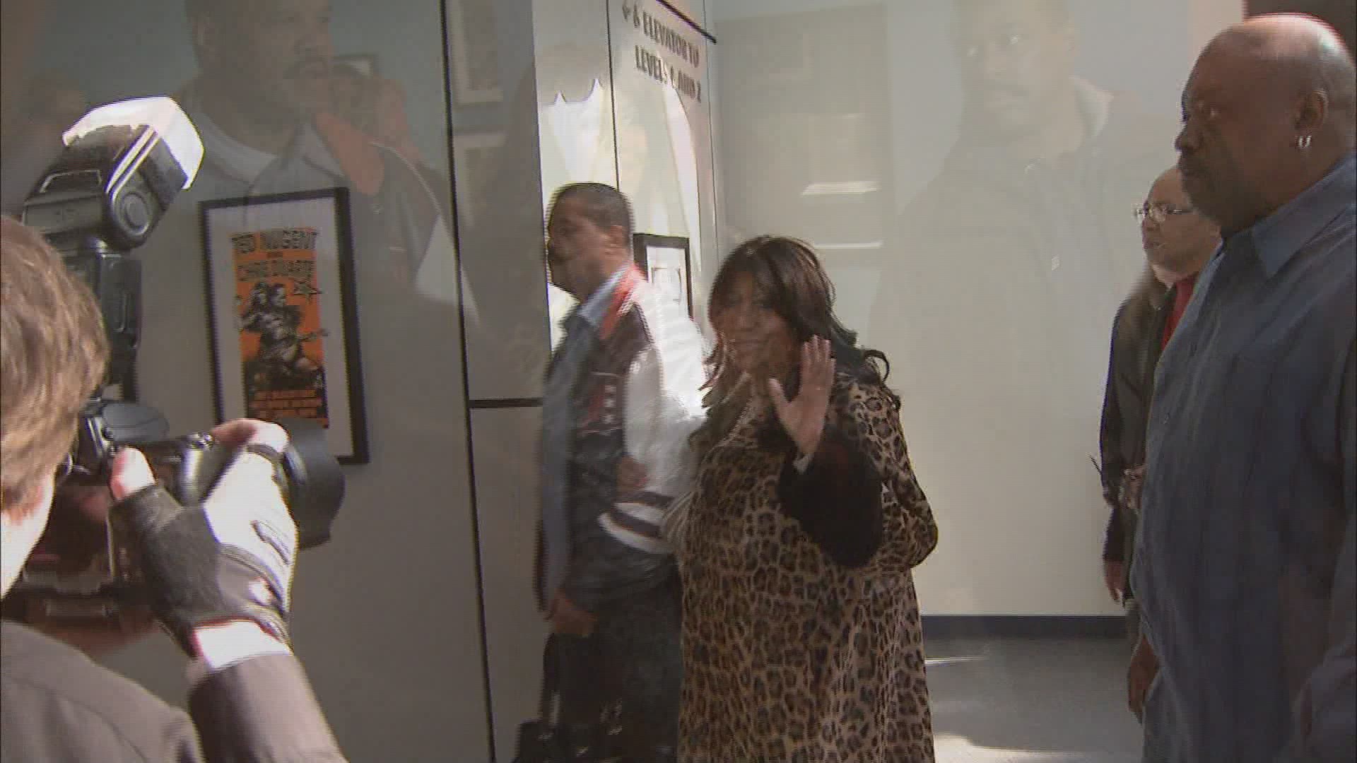 Exclusive video from WKYC shows Aretha Franklin touring the Rock and Roll Hall of Fame in Cleveland back in 2011. She was inducted into the Hall of Fame back in 1987.