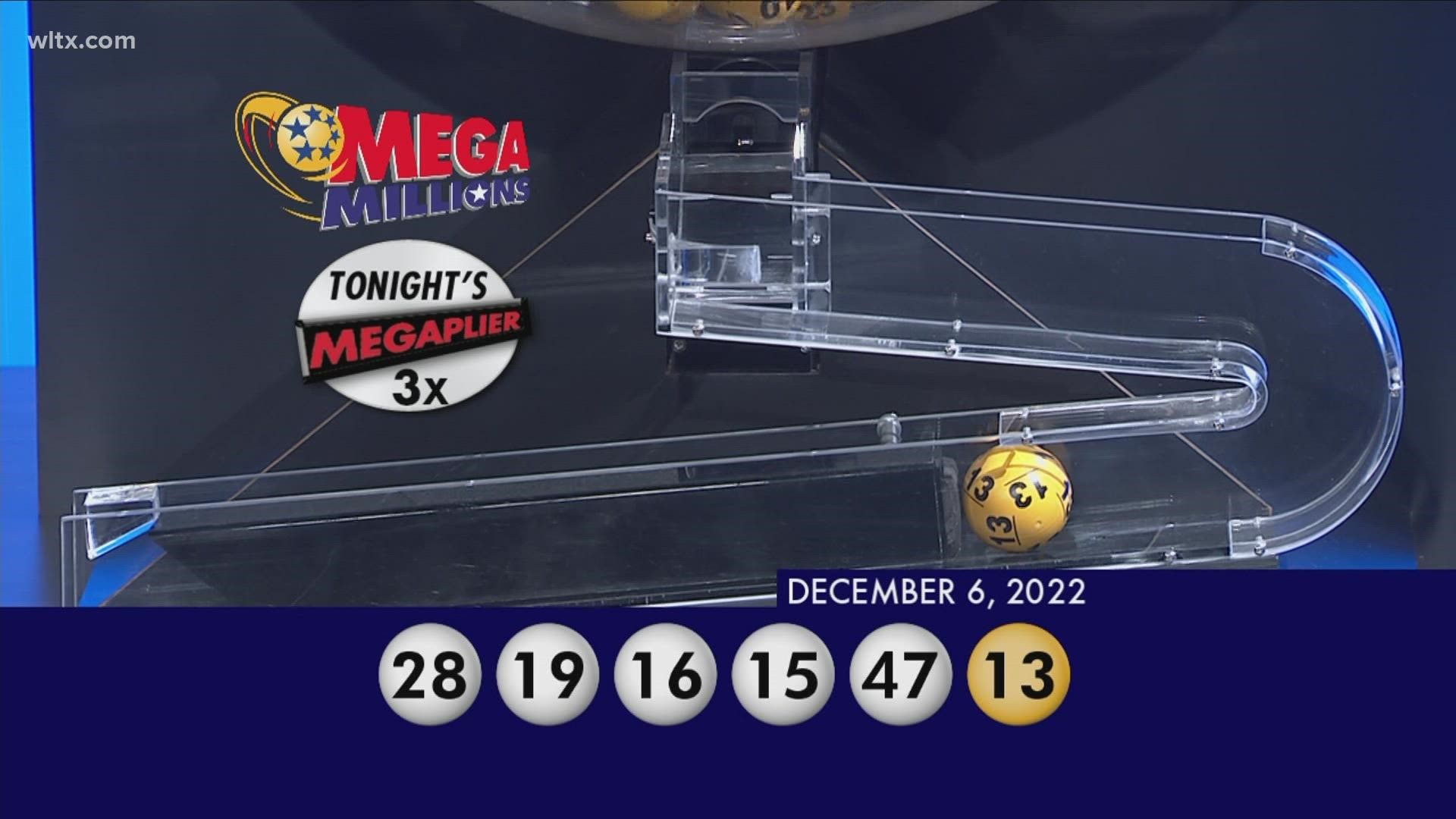 Here are the winning numbers for MegaMillions for December 6, 2022.