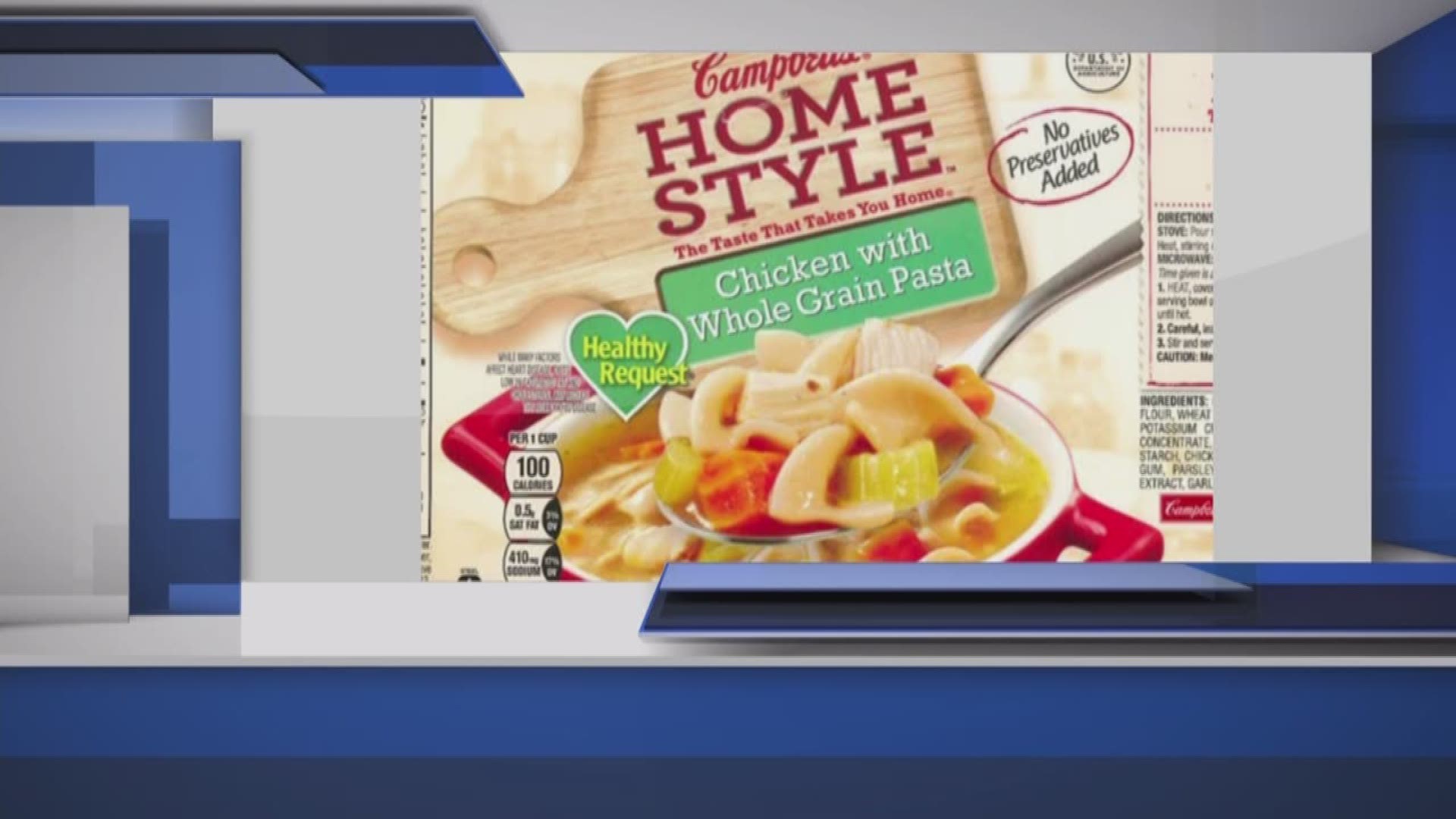 Campbell's Soup Recalls Chicken Soup Products