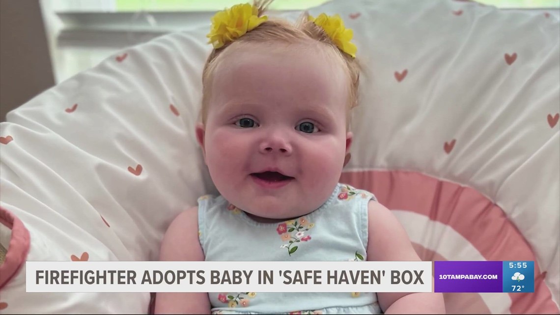 Baby Surrendered In Safe Haven Box In Ocala Adopted By Rescuer | Kiiitv.com