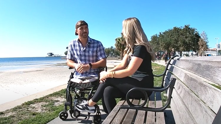 Purple Heart veteran who lost legs in Iraq shares story of hope