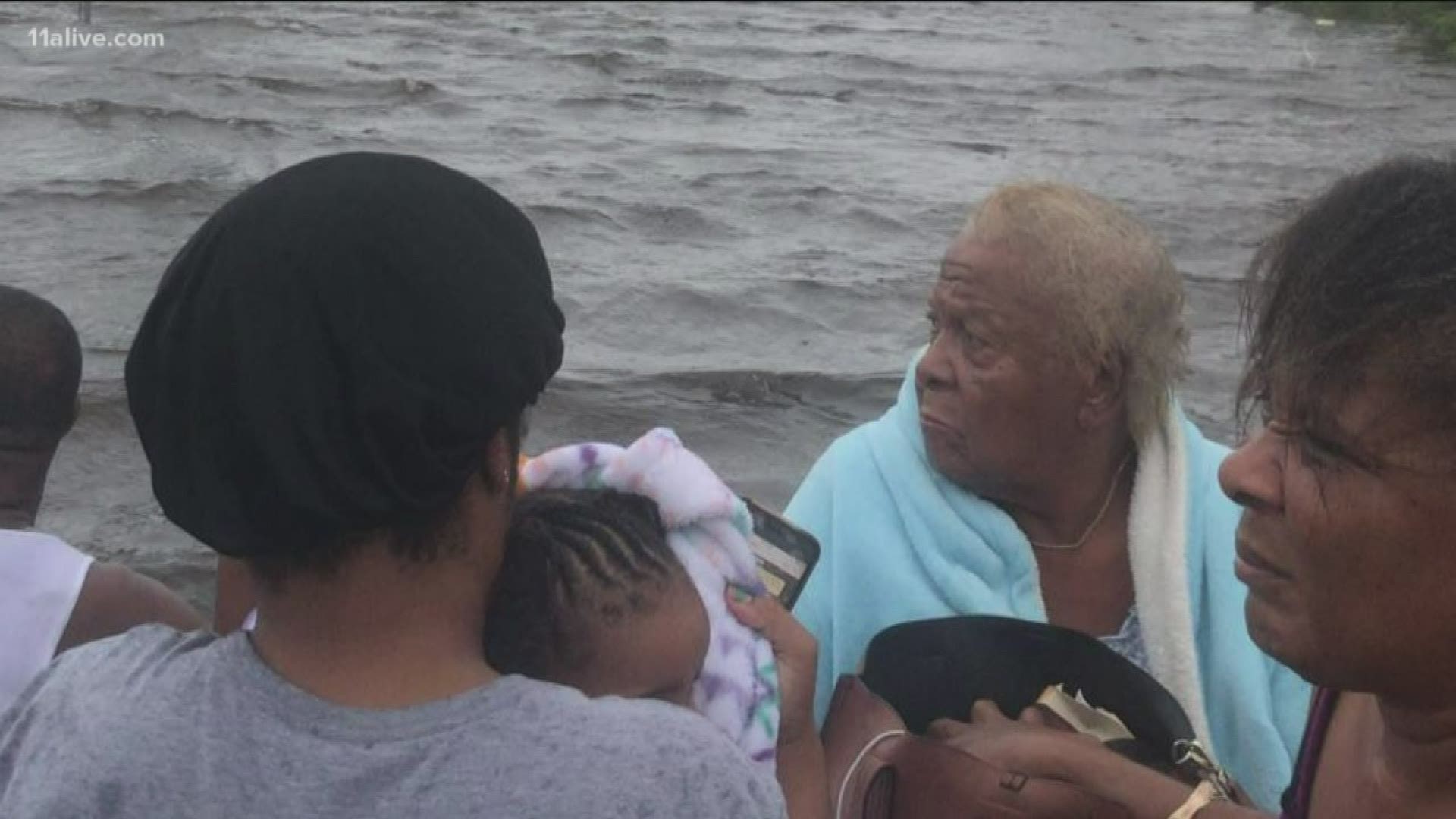 As shelters have been forced to move to higher ground, she said her home has become a makeshift safe haven of sorts because she lives on a hill. And as the storm plods along, it has already left destruction in its wake.