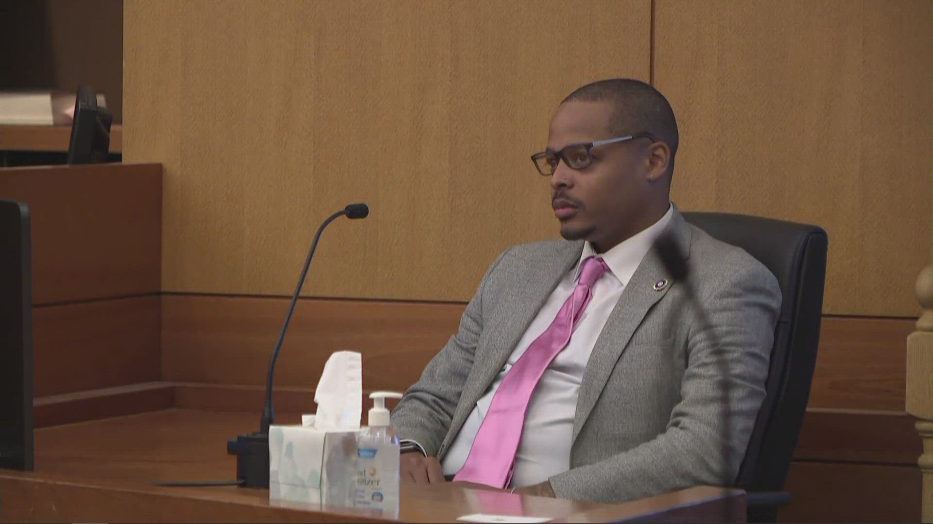 Dexter Bond, deputy of operations of Fulton County District Attorney's Office, was questioned about email communications related to the media monitoring company.