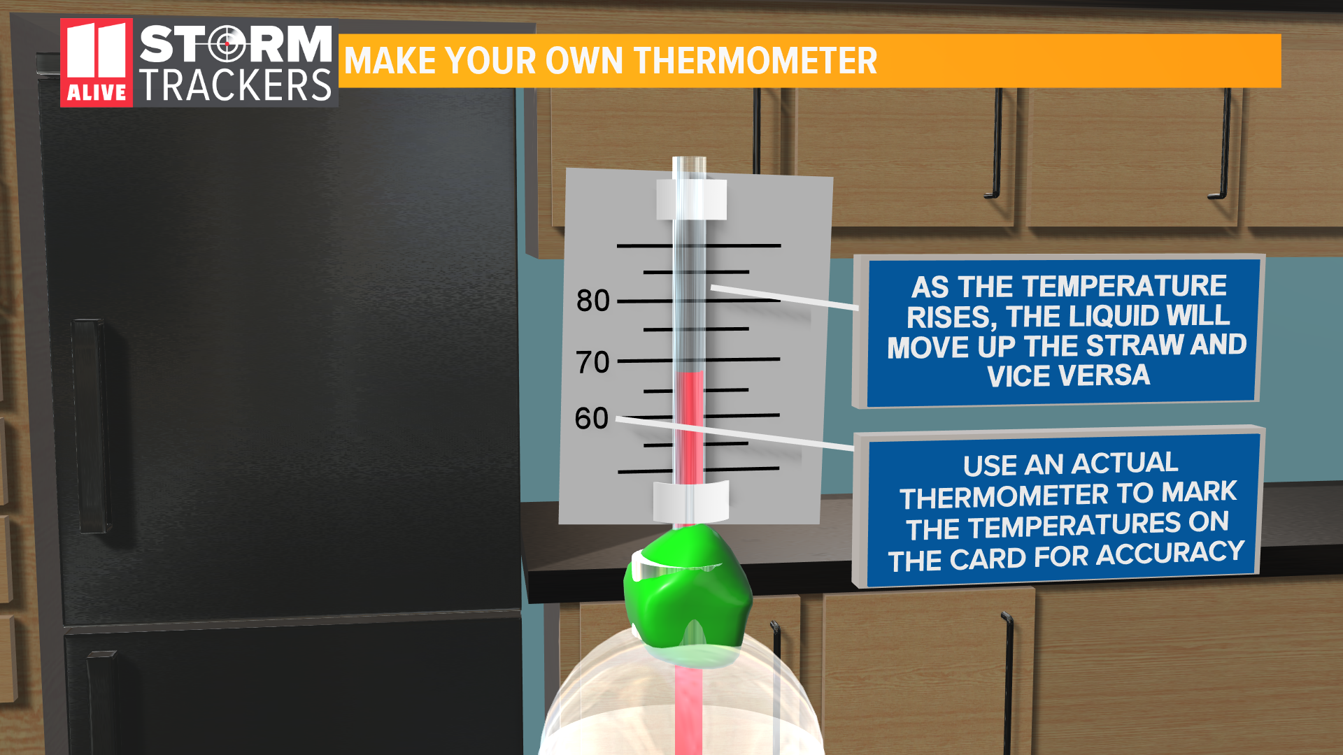 How to make your own thermometer experiment | kiiitv.com