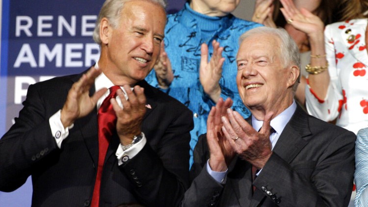 Pres. Biden sends words of encouragement to longtime friend Jimmy Carter as he enters hospice